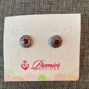 Silver earrings